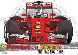 Wonder house Ferrari Gaint Colouring Books Giant Colouring book the racing Cars